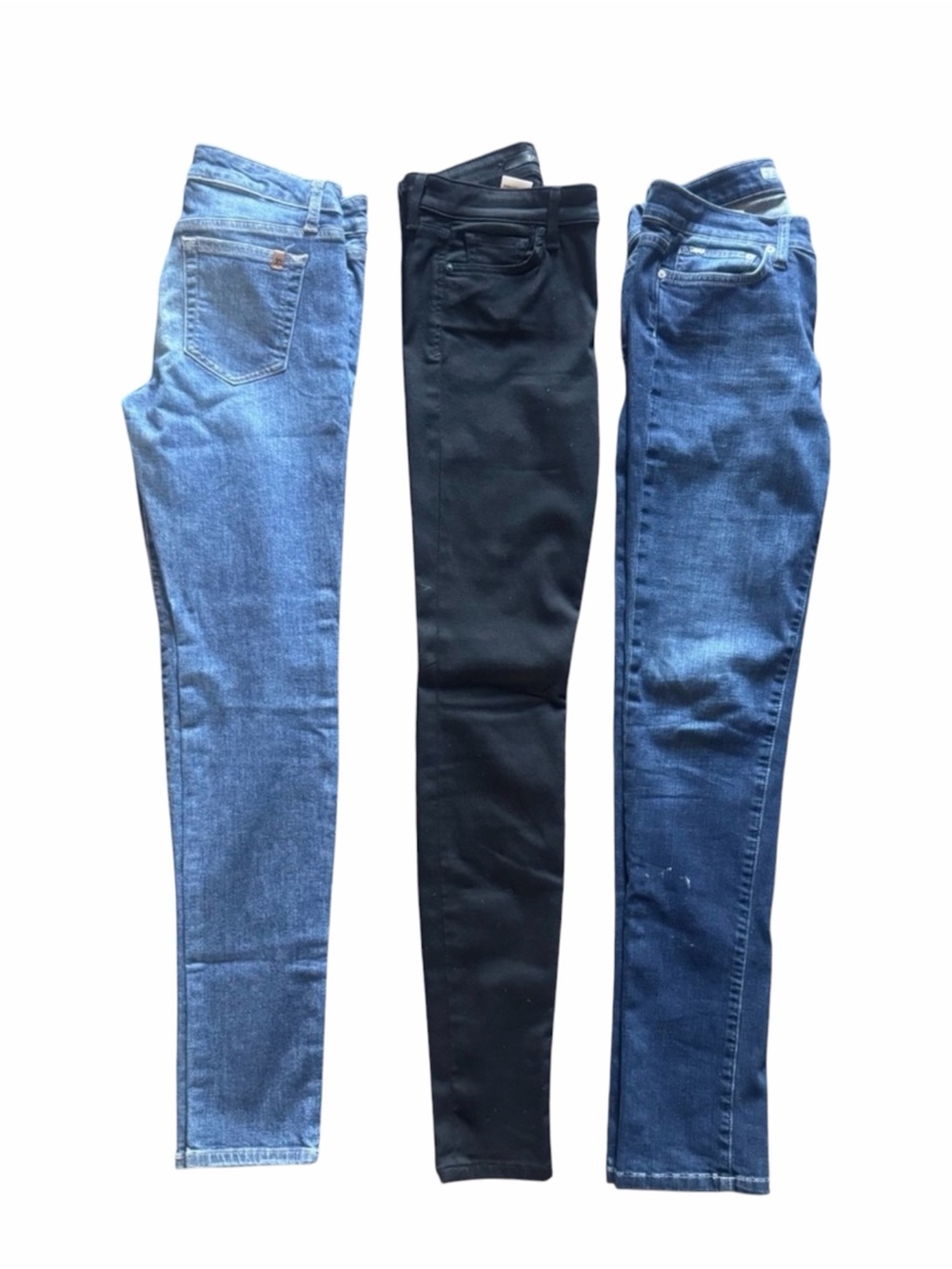 Set of Three Joes Jeans - Blue and Black